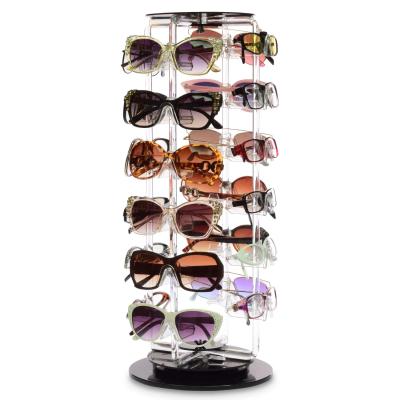 China Retail Store Floor Rack Rack Sunglasses Eyewear Acrylic Rotating Rack 210603-01 for sale