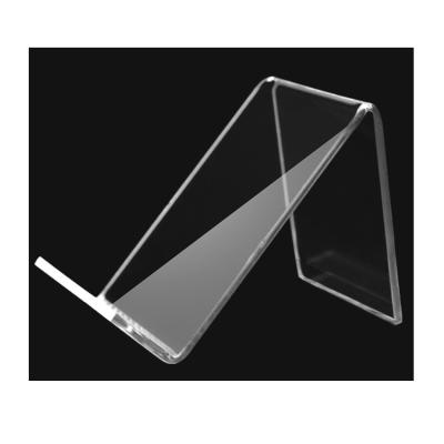 China wholesale clear stand display desktop mobile phone acrylic phone holder 210828-01 for sale