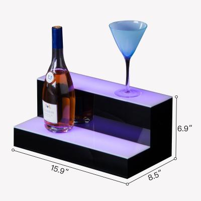 China acrylic led lighted liquor shelf bottle Glorifier displayer 211109-02 for sale