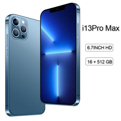 China Dual SIM Card Original Global PHONE13 PRO Max 16GB+512GB 6.7 Inch Full Display Android Cell Phone 10.0 I13 Open Cell Phone Smartphone for sale