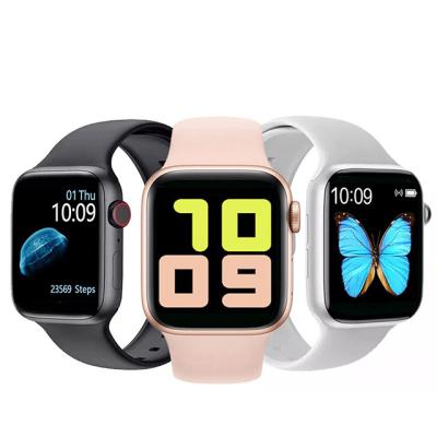 China Iwo Smart Watch t500 Inteligente T500 Smart Watch Ip67 Reloj Series 5 6 Music BT Call 1.44inch Full Touch Screen for sale