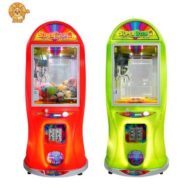 China PE+Metal Factory Direct Price High Quality Indoor Amusement small claw machine Super Box 2 Cheap Claw Machine Toy Claw Machine for sale