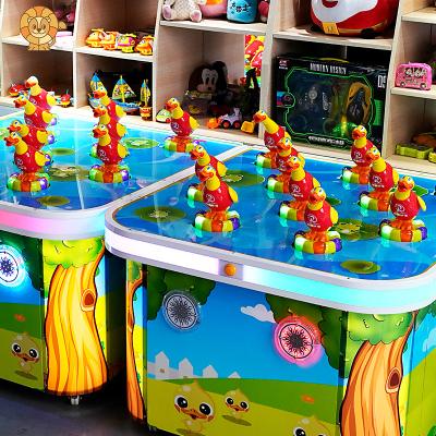 China Wood+Metal+Acrylic Factory Direct Price Win Prizes Redemption Game Ring Ducks Carnival Game Machine Carnival Booth Game for sale