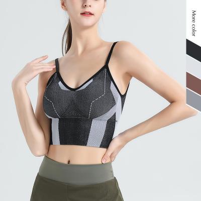 China Breathable Seamless Running Sports Bra Women Yoga Wear Sports Bra for sale