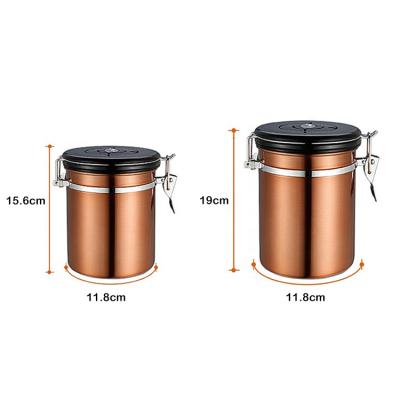 China WITH LID Coffee Bean Pod Storage Sugar Tea Salt Hot Pot Container Empty Airtight Amazon Sales Box Tin for sale