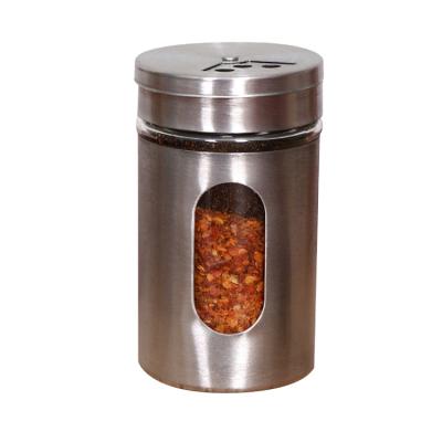 China Amazon Viable Top Selling Storage Bottle High Quality Transparent Spice Salt Pepper Seasoning Box Kitchen Spice Cumin Powder Spice Tool for sale