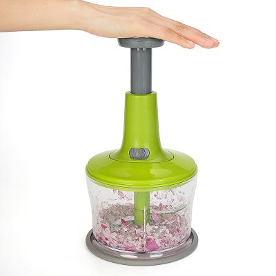 China Amazon New Arrival Hot Press Chopper Vegetable Ricer Herb Spinner Prep Food Viable High Quality Cleaver for sale