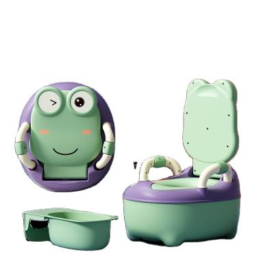 China Modern PU Cushion Plastic Eco-friendly Baby Potty Chair Infant Child Potty Training Chair PVC Plastic Eco-friendly Baby Kids Toilet for sale