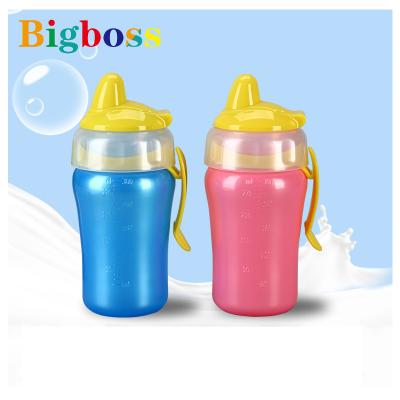 China Amazone Baby Bottle Hot High Quality PVC Free Blue Squash Baby Bottle Feeding Baby Supplement Feeding Bottle for sale