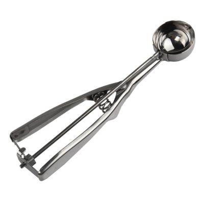 China Wholesale Amazon Viable Online Product Food Cookie Spoon Ice Scoop Stainless Steel Easy Ice Scoop for sale