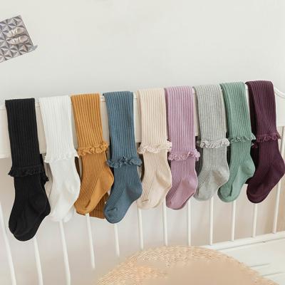 China Princess Style Knit Lace Sporty High Quality Pantyhose Bars Soft Solid Color Pantyhose Lace Girl Dance Gaiters for sale