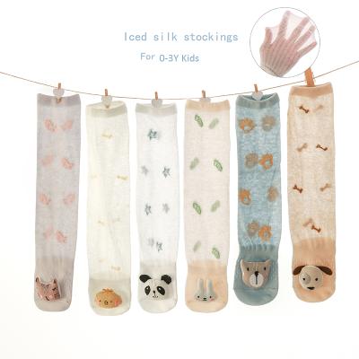 China Baby Mesh Socks Sweet Breathable Knee High Quality Cute Animal Baby Socks Breathable Design High for sale