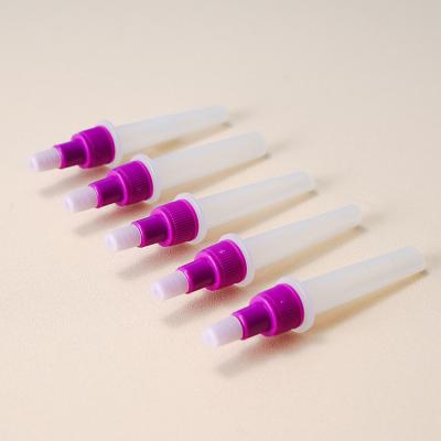 China Plastic Laboratory Collection 3ml 5ml Transparent Antigen Extraction Plastic Sampling Tube For for sale