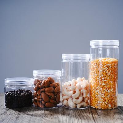 China 860ml 32oz plastic best price food packaging plastic storage container for peanut cashew for sale