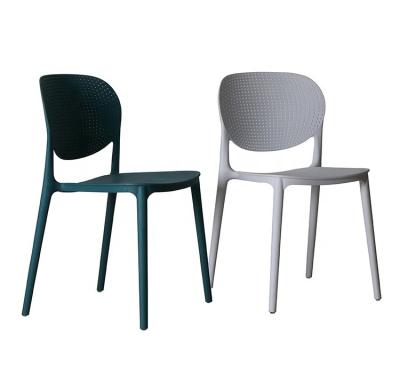 China New Design Bazhou Modern Cheap Luxury Polypropylene Full Plastic Dining Chairs In China for sale