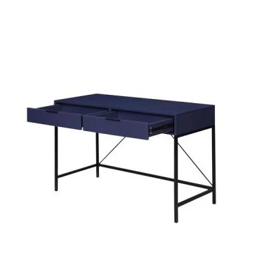 China Other Home Office Work Desk Melamine Computer Survey Desk With Metal Leg for sale