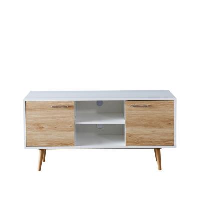 China Scandinavian Hot Selling Design Nordic Wooden Microfarad TV Table Simple Fashion TV Cabinet With Drawer for sale