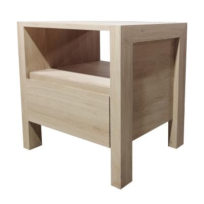 China Contemporary Wholesale Modern Home Bedroom Furniture Design Bed Side Table Luxury Night Stands Wooden Nightstands Set for sale