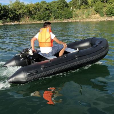 China PVC Floor 3.8m Aluminum Rib Boat 12.47ft Inflatable Fishing Boat Kayak with Cheap Price for sale