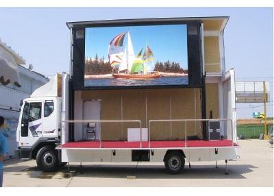 China Advertising Mobile Trailer LED Display P16 Pixels Constant Current Drive Type for sale