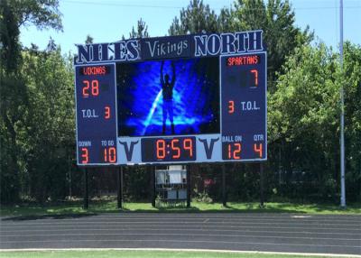 China Stadium Display Led Basketball Scoreboard 10000 Dots/Sqm Pixel Density for sale