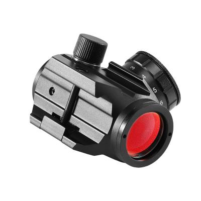 China Dot Sight Picatinny Rail Mount Red Shockproof 20mm M1 Tactical Hunting Dot Sight Red Dot Scope Red with Top Mount Rail for sale