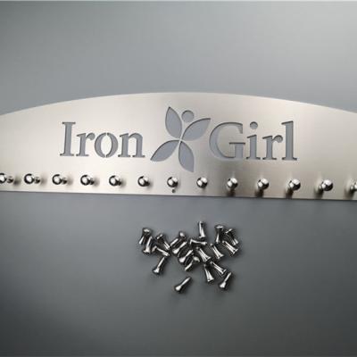 China Europe ready to ship Iron Maiden Marathon Medal Hanger Stainless Steel Medal Holder for sale