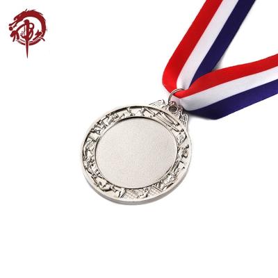 China Africa Existed Molds Sports Mask Silver Medals With Insert Area For Custom Logo Sticker for sale