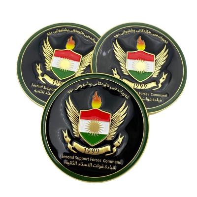 China Chinese manufacturer Arabic Coin Supplies costmize 3d army challenge arabic military coins for sale