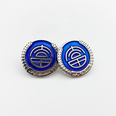 China American Design Metal Pin Badge Custom Made High Quality Gold Plated Custom Hard Enamel Lapel Pin for sale