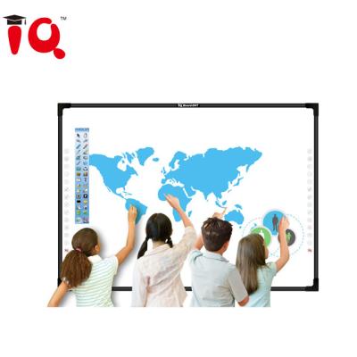 China IQBoard DVT USB Digital Touch Optical Whiteboard FCC CE & RoHS Support 10 Users 1680 x 1314 for sale