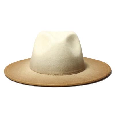 China OEM Sombrero Fieltro Aleman Mujer Jazz Wide Brim Fedora Hats CVDER Fashion Meat Pie Music Hat Men Winter Child Cap for sale