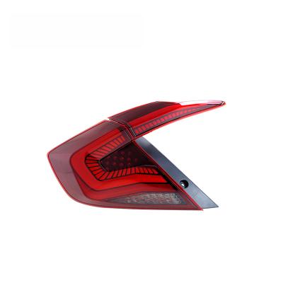 China High Quality PC+ABS Good Price Modified Tail Lights New Lighting System Auto Tail Light Tail Lamp For Honda Civic 2016-2018 for sale