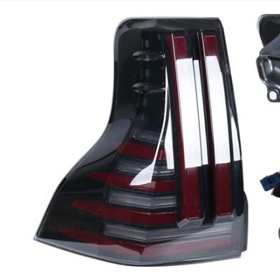 China 2022 Popular High Quality PC+ABS Factory Lighting System New Auto Tail Light Modified Taillights For Toyota Prado 2010-2021 for sale