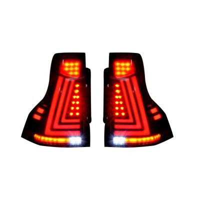 China PC+ABS Wholesales Lighting System Hot Selling High Quality Auto Tail Light Modified Taillights For Toyota Prado 2010 for sale