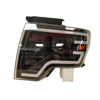 China PC+ABS Best Price New Design Headlight For Ford F150 2009 Full Lamp 2010 2011 2012 2013 2014 Led Headlight With Truning signal+DRL for sale