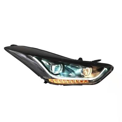 China Direct Selling PC+ABS 2022 New Model Head Light New Design Full LED Head Light For 2012-2014 Hyundai Elantra Car for sale