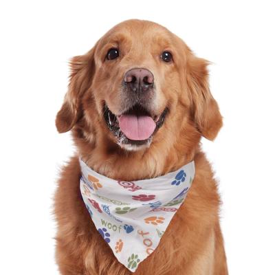 China Viable Wholesale Custom Printed Soft Cotton Polyester 100% Reversible Puppy Perros Triangle Dog Bandana Pet Scarf Fallout for sale