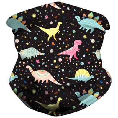 China Print Comfortable Headwear Cartoon Outdoor Face Cover Can With Filter Scarf Bandanas Neck Tube Kids Magic Cuff for sale