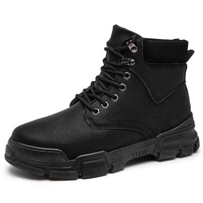 China Wholesale Men's Retro Machinging Military Boots Winter Mens Boots Shoes Breathable British High Top Boots for sale