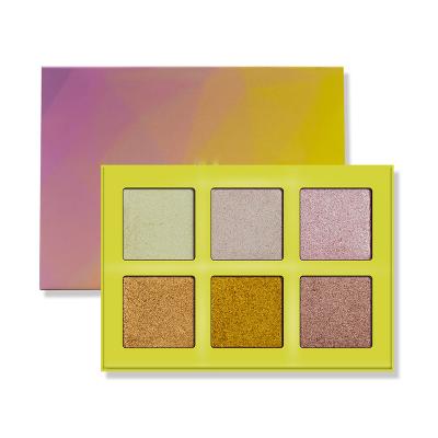 China Custom Sunscreen Highlight Face Highlighter Makeup Palette Private Label for sale