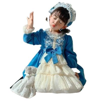 China 2021 Autumn New Washable Children's Korean Style Girls Lolita Princess Dress Baby Dress Baby Dress for sale