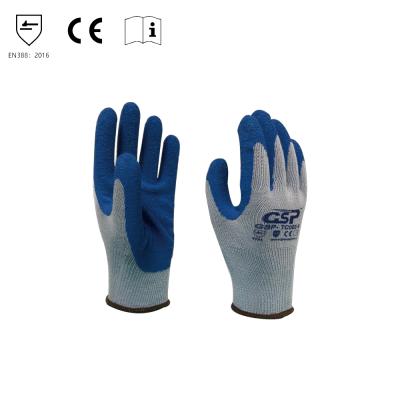 China Cheap Price Anti-smash Hand Gloves Latex Safety Gloves for sale