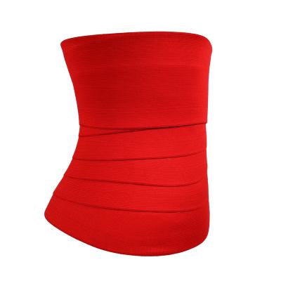 China Customizable Logo Waist Trainer Belt Shaping Band Slimming Sauna Corset Body Sculpting And Weight Loss Low MOQ Women Polyester for sale