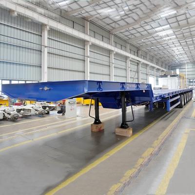 China Truck trailer 62 meters wind turbine blade turbine extendable transport trailer for sale in Vietnam for sale