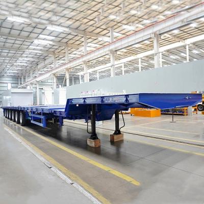 China 62m 6 Axel Telescopic Extendable Blade Trailer truck trailer for sale in Vietnam for sale