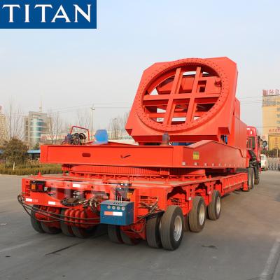 China Truck trailer windmill rotor blade adapter, wind turbine transport vehicles, wind turbines turbine blade transport trailer for sale