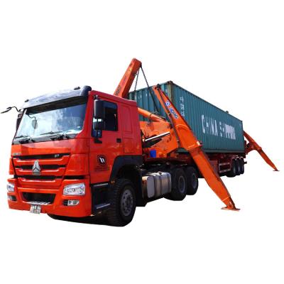 China 37 Ton Side Lift Container Transport Truck Trailer 40 Ft Trailer For Sale for sale