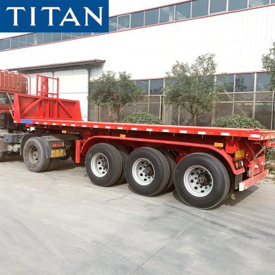 China Tipper Truck Container Dump Trailer 20ft Shipping Container for sale