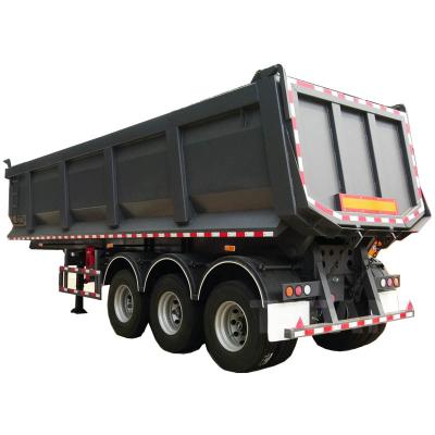 China Truck Trailer Used 3 Axle Tractor Tipper Trailer For Sale Near Me Price for sale